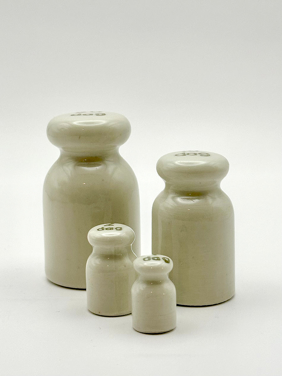 Porcelain weight set